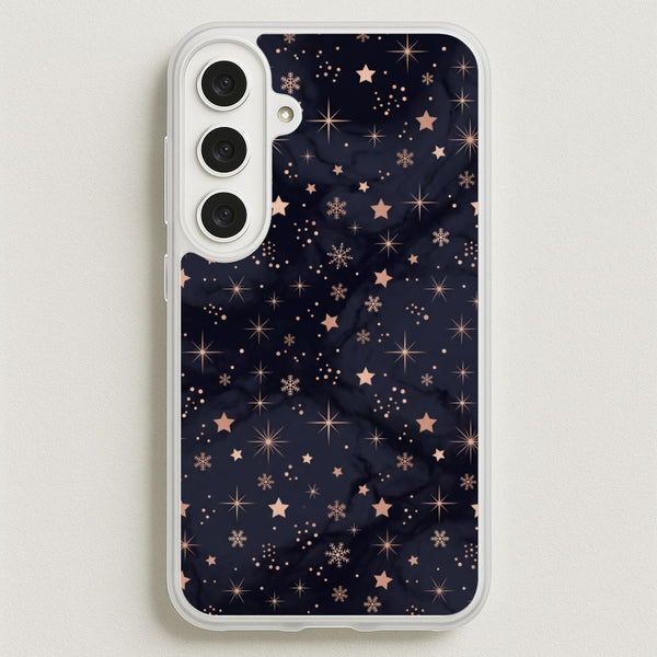 Midnight Frost Stars Phone Case - Galaxy S26FE / Standard