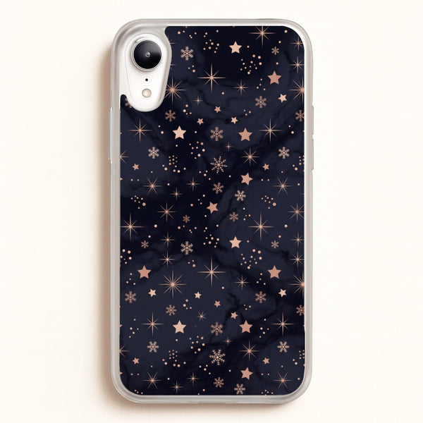 Midnight Frost Stars Phone Case - iPhone XR / Standard
