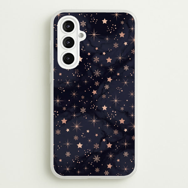 Midnight Frost Stars Phone Case - Galaxy A16 / Standard
