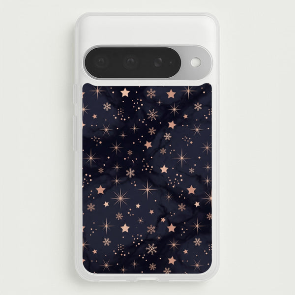 Midnight Frost Stars Phone Case - Google Pixel 10 Pro XL / Standard