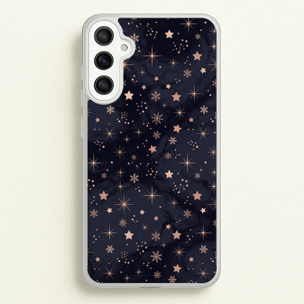 Midnight Frost Stars Phone Case - Galaxy A36 / Standard