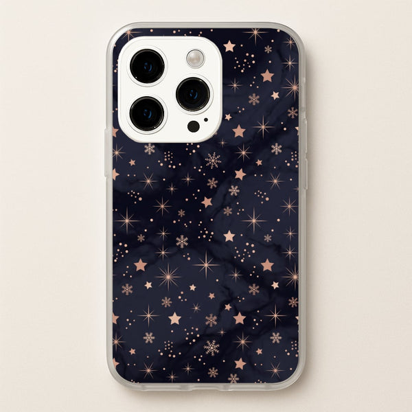 Midnight Frost Stars Phone Case - iPhone 15 Pro / Standard