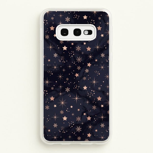 Midnight Frost Stars Phone Case - Galaxy S10e / Standard