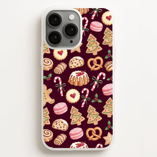 Christmas Bakery Burgundy Phone Case - iPhone 11 Pro / Standard