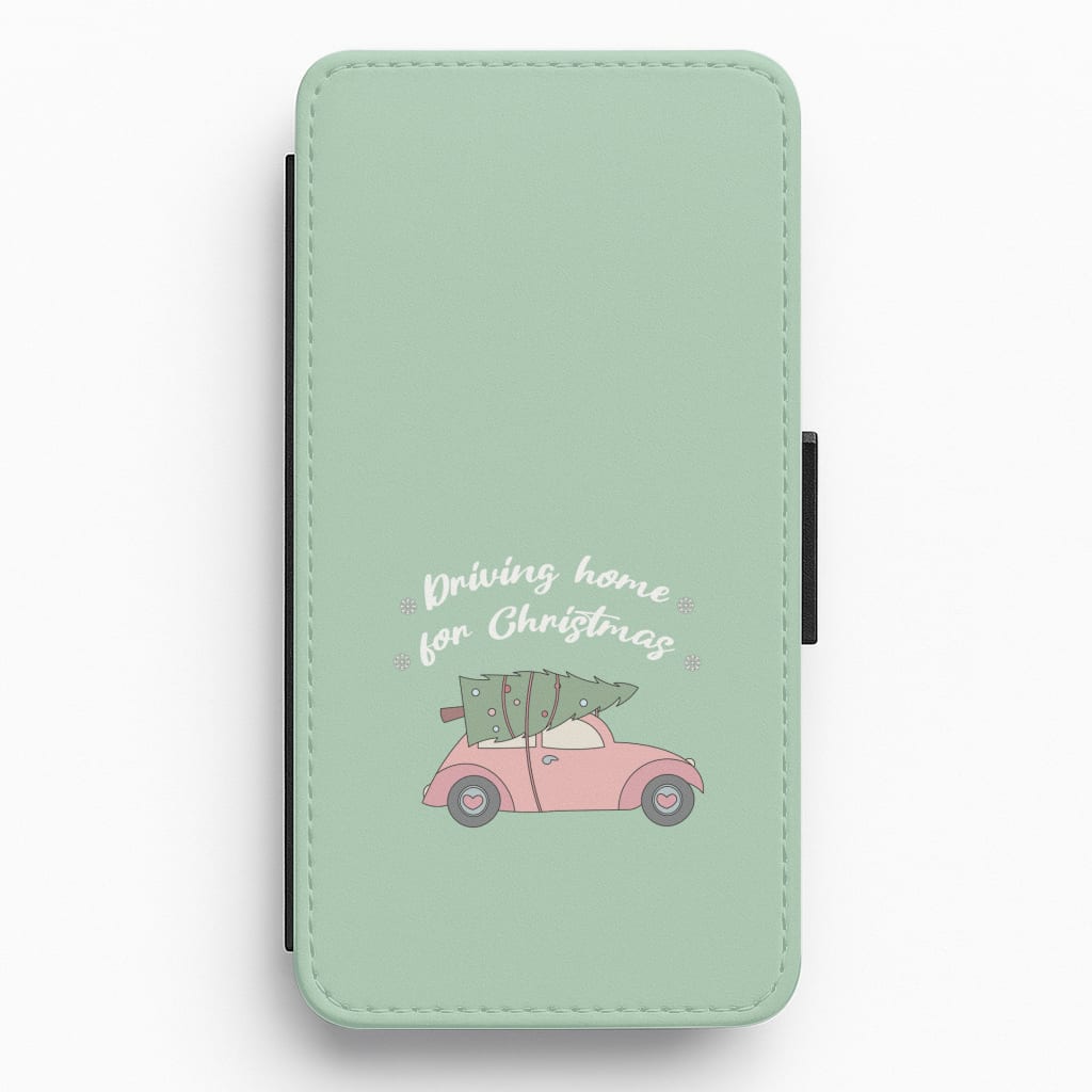 Driving Home For Christmas - Christmas Songs Flip / Wallet Phone Case