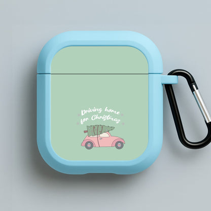 Driving Home For Christmas - Christmas Songs Blue AirPods Case