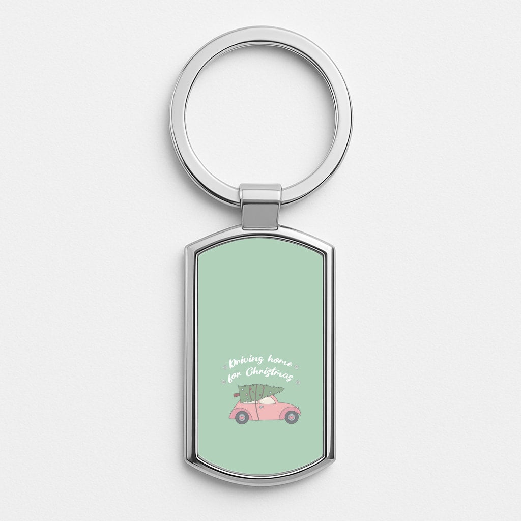 Driving Home For Christmas - Christmas Songs Luxury Keyring
