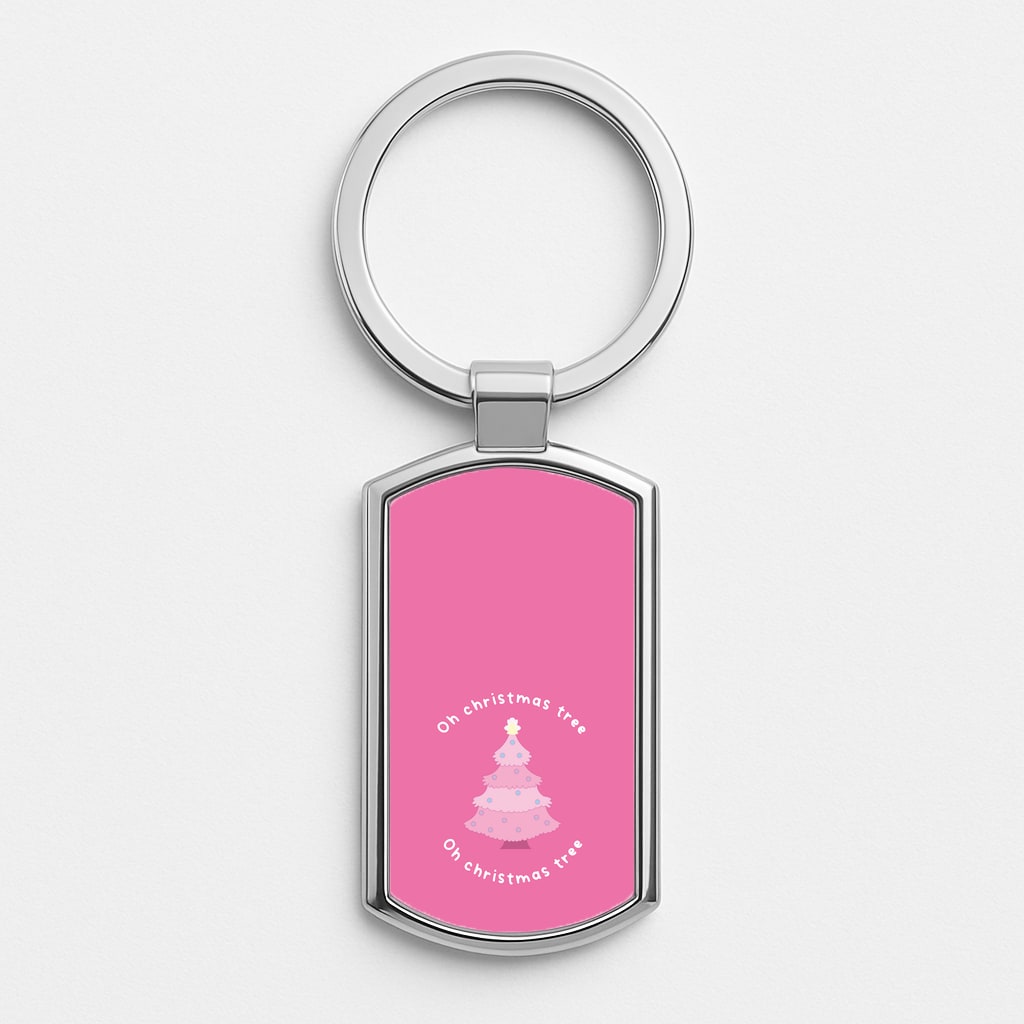 Oh Christmas Tree - Christmas Songs Luxury Keyring