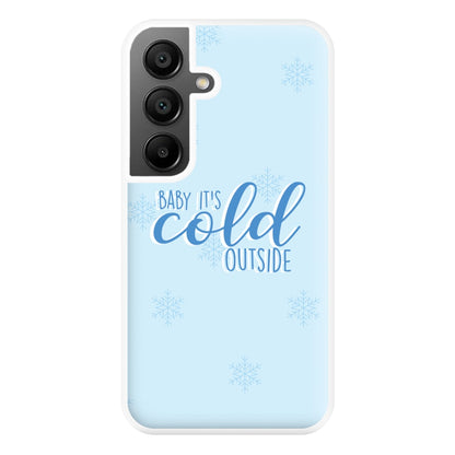 Baby It's Cold Outside - Christmas Songs Phone Case for Galaxy A55