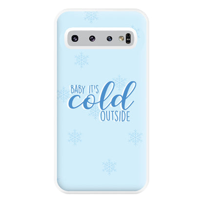 Baby It's Cold Outside - Christmas Songs Phone Case for Galaxy S10 Plus