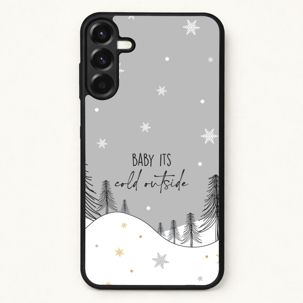 Baby It's Cold Outisde Landscape Phone Case for Galaxy A57