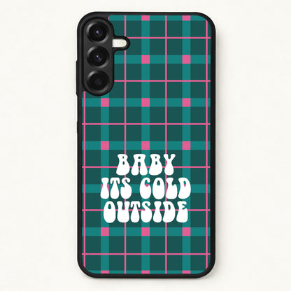 Baby It's Cold Outside Tartan Phone Case for Galaxy A37