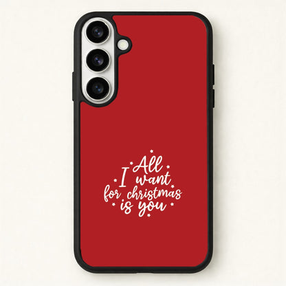 All I Want For Christmas Is You Stars Phone Case for Galaxy S26 Plus