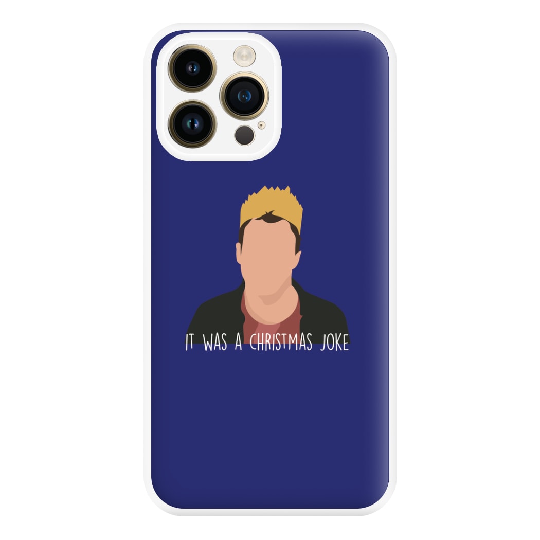 It Was A Christmas Joke - Peep Phone Case for iPhone 14 Pro Max