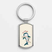 Emotional Support Shark Luxury Keyring 1