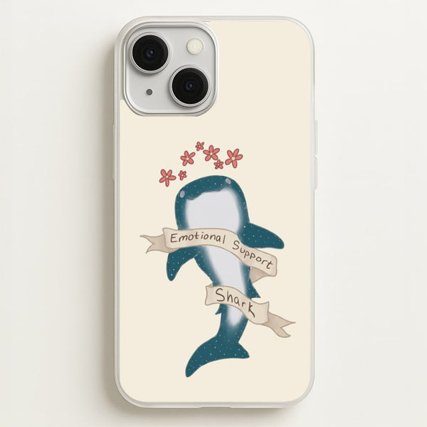 Emotional Support Shark Phone Case - iPhone 13 Mini / Standard