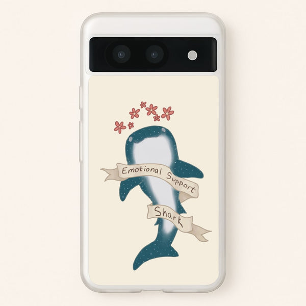 Emotional Support Shark Phone Case - Google Pixel 8a / Standard
