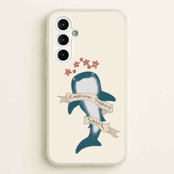 Emotional Support Shark Phone Case - Galaxy A54 / Standard