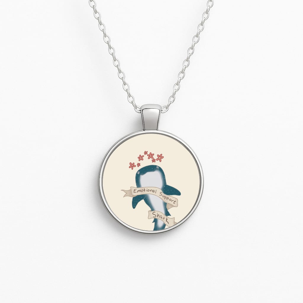 Emotional Support Shark Necklace