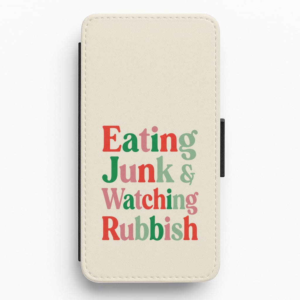 Eating Junk & Watching Rubbish Flip / Wallet Phone Case