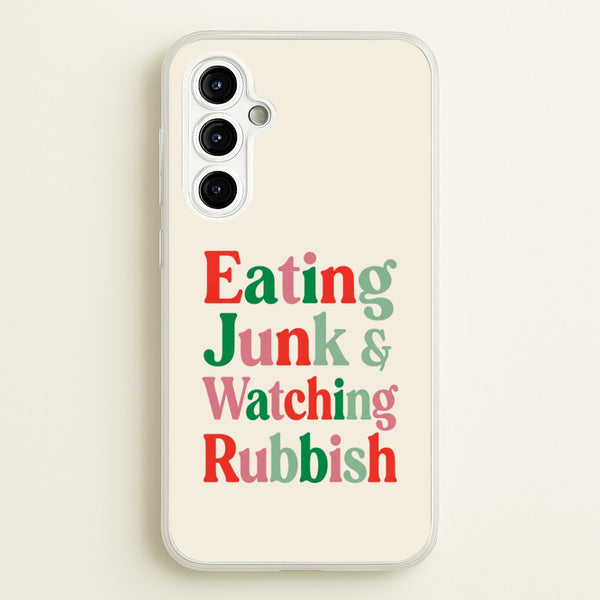Eating Junk & Watching Rubbish - Home Alone Phone Case - Galaxy A54 / Standard