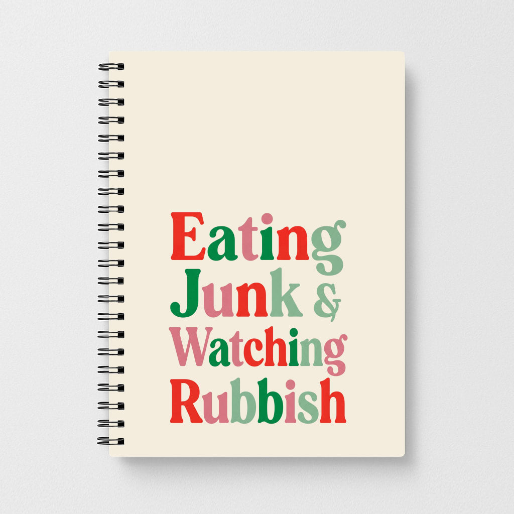 Eating Junk & Watching Rubbish Notebook