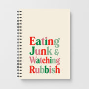 Eating Junk & Watching Rubbish Notebook 1