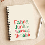 Eating Junk & Watching Rubbish Notebook 3