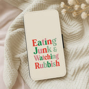 Eating Junk & Watching Rubbish Flip / Wallet Phone Case 5
