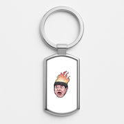 Flaming Beanie Luxury Keyring 1