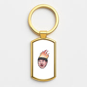 Flaming Beanie Luxury Keyring 3