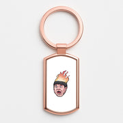 Flaming Beanie Luxury Keyring 4
