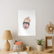 Flaming Beanie Poster 2