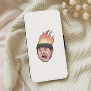Flaming Beanie Flip / Wallet Phone Case 5
