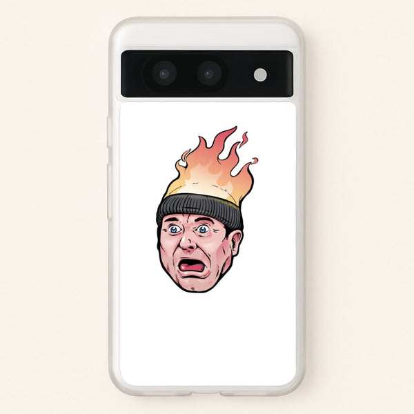 Flaming Beanie - Home Alone Phone Case - Google Pixel 8a / Standard