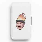 Flaming Beanie Flip / Wallet Phone Case 1