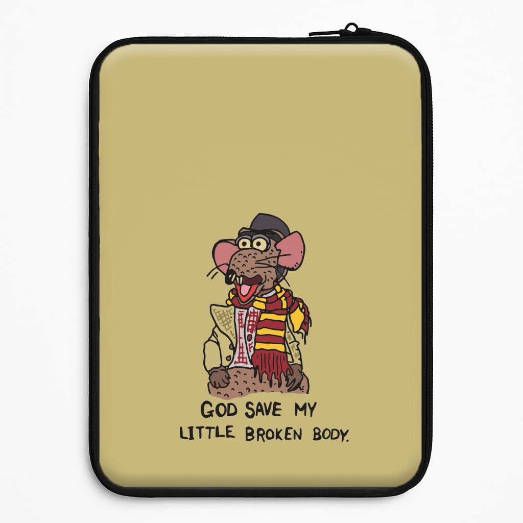 God Save My Broken Body Laptop Sleeve