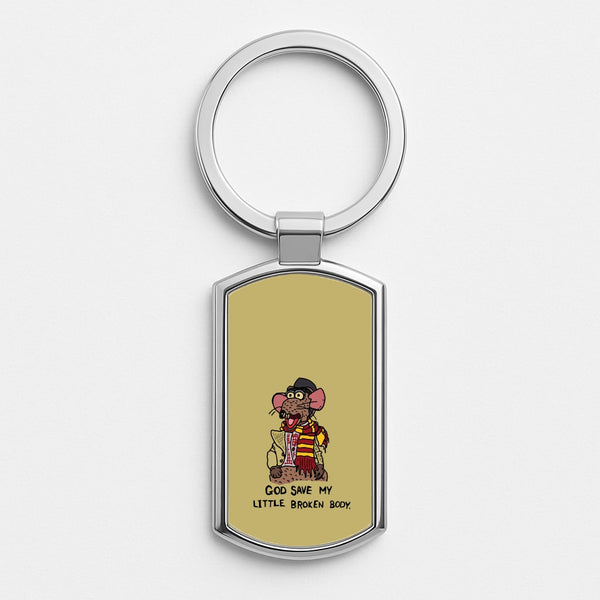 Silver Metal Keyring
