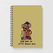 God Save My Broken Body Notebook 1
