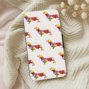 Watercolour Dachshund Flip / Wallet Phone Case 5