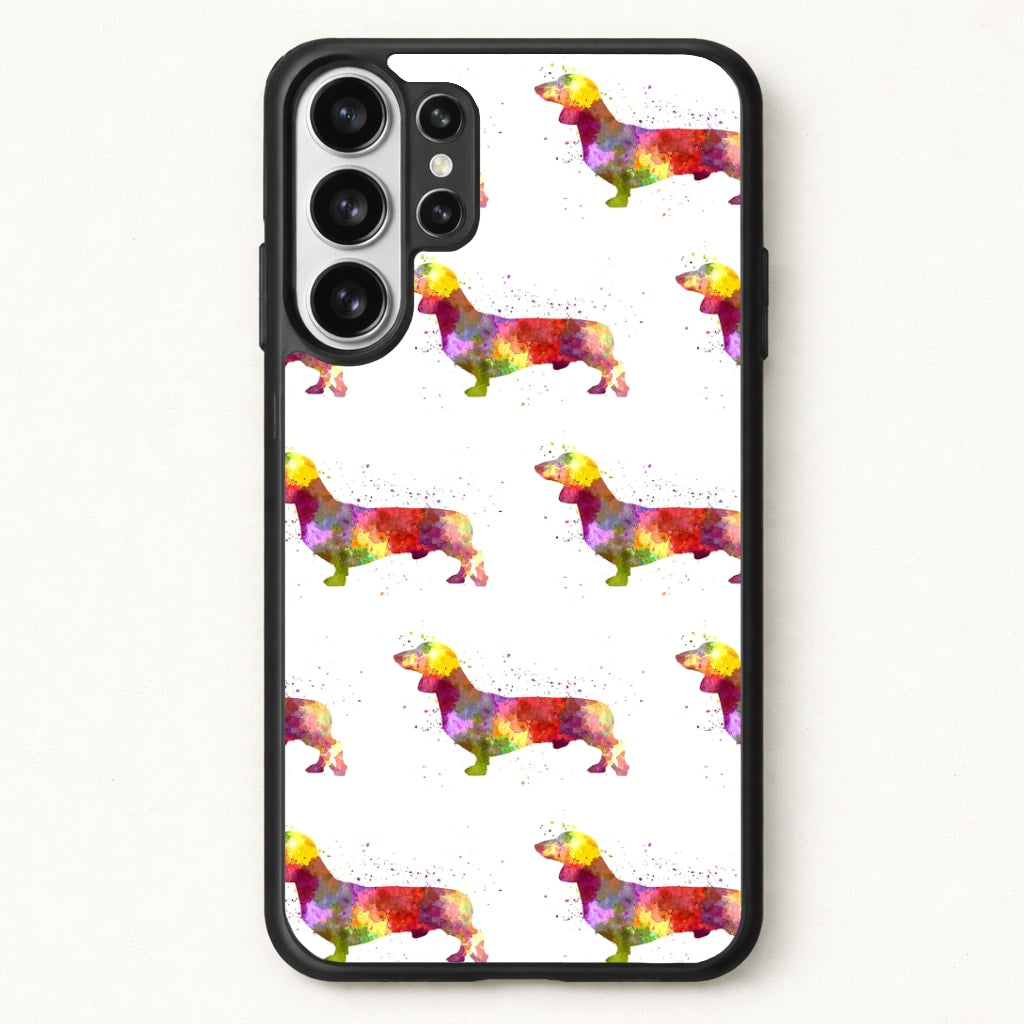 Watercolour Dachshund Phone Case for Galaxy S26 Ultra