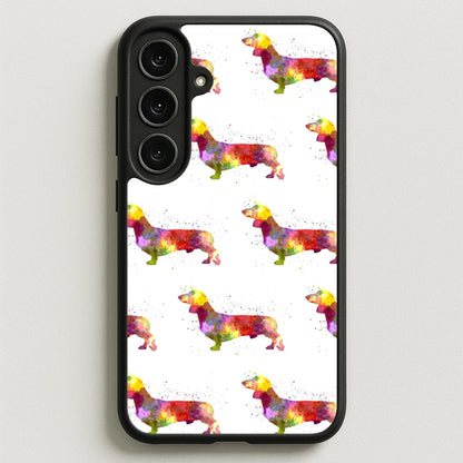 Watercolour Dachshund Phone Case for Galaxy S25FE