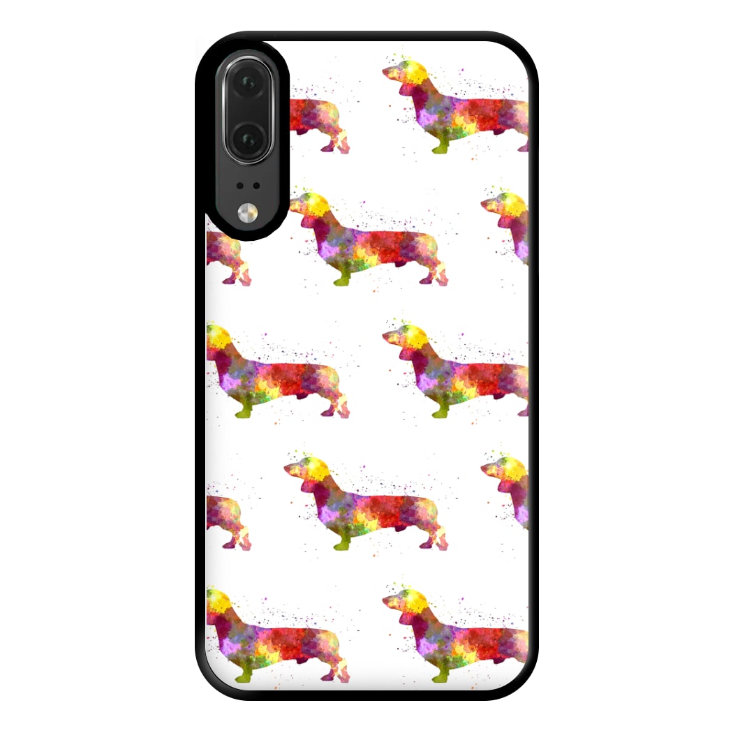 Watercolour Dachshund Phone Case for Huawei P20