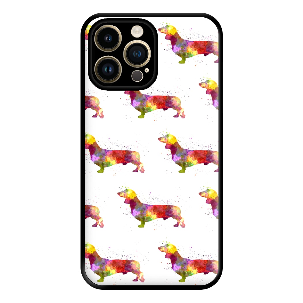 Watercolour Dachshund Phone Case for iPhone 14 Pro Max