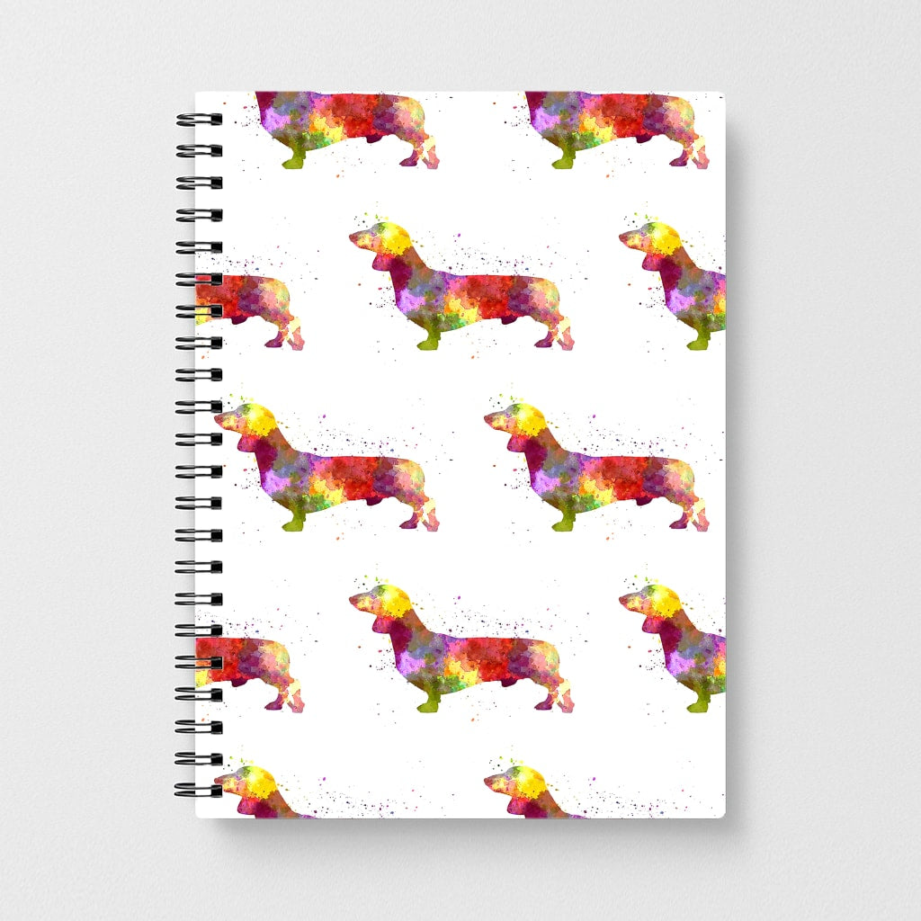 Watercolour Dachshund Notebook