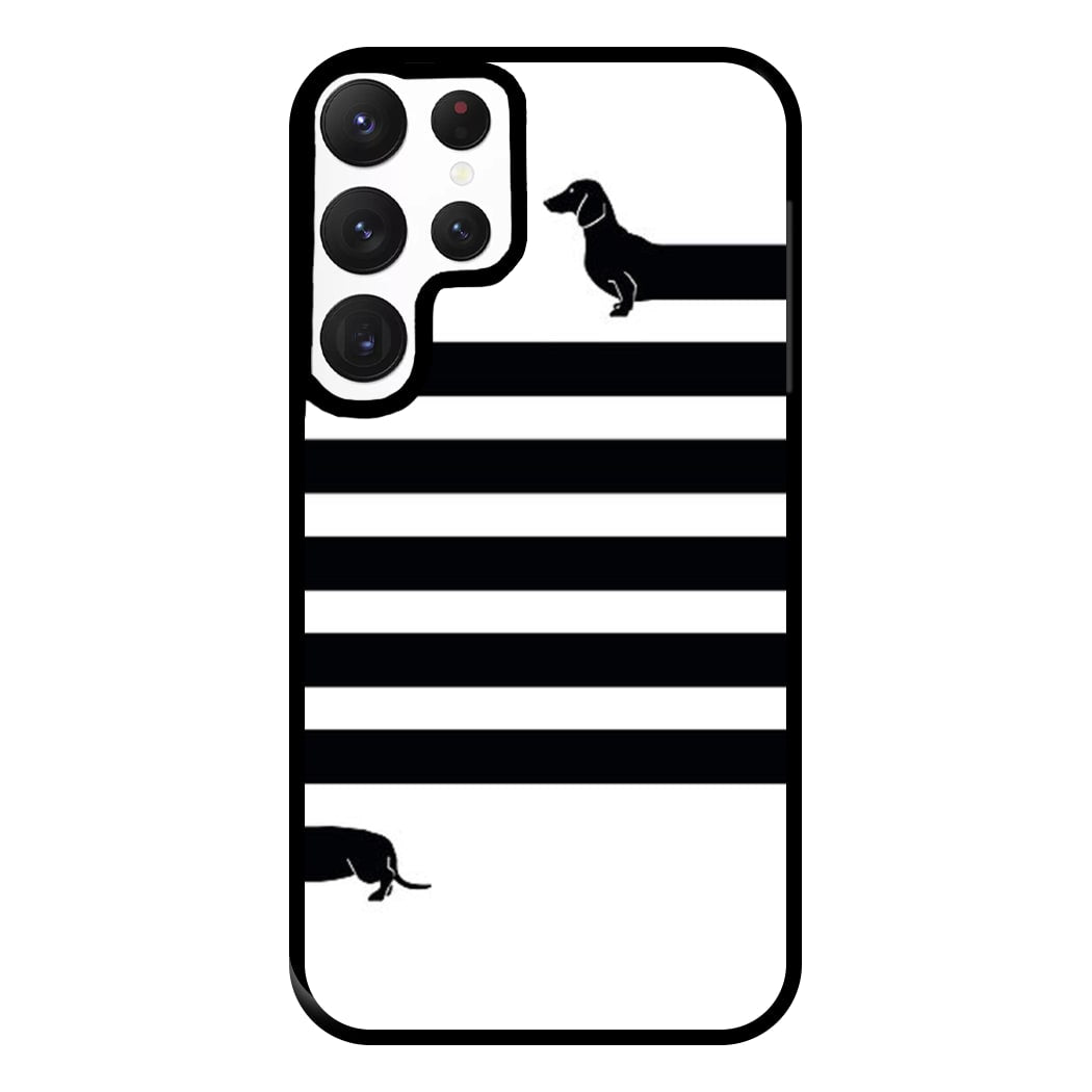 Dachshund Wrapped Phone Case for Galaxy S22 Ultra