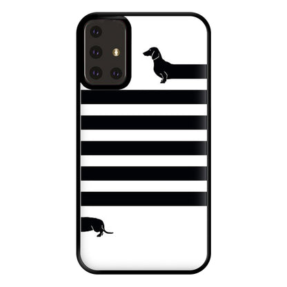 Dachshund Wrapped Phone Case for Galaxy A71