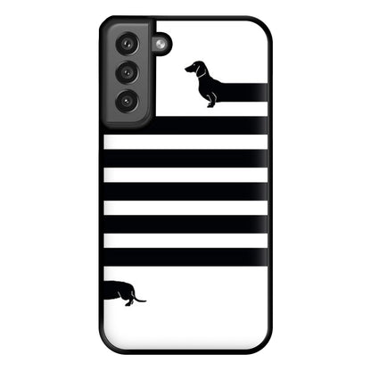 Dachshund Wrapped Phone Case for Galaxy S21FE