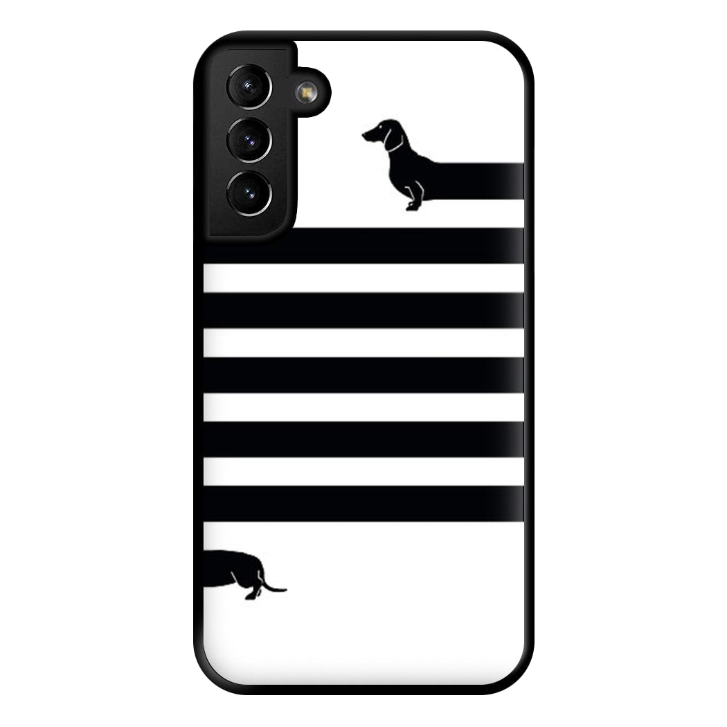 Dachshund Wrapped Phone Case for Galaxy S21 Plus