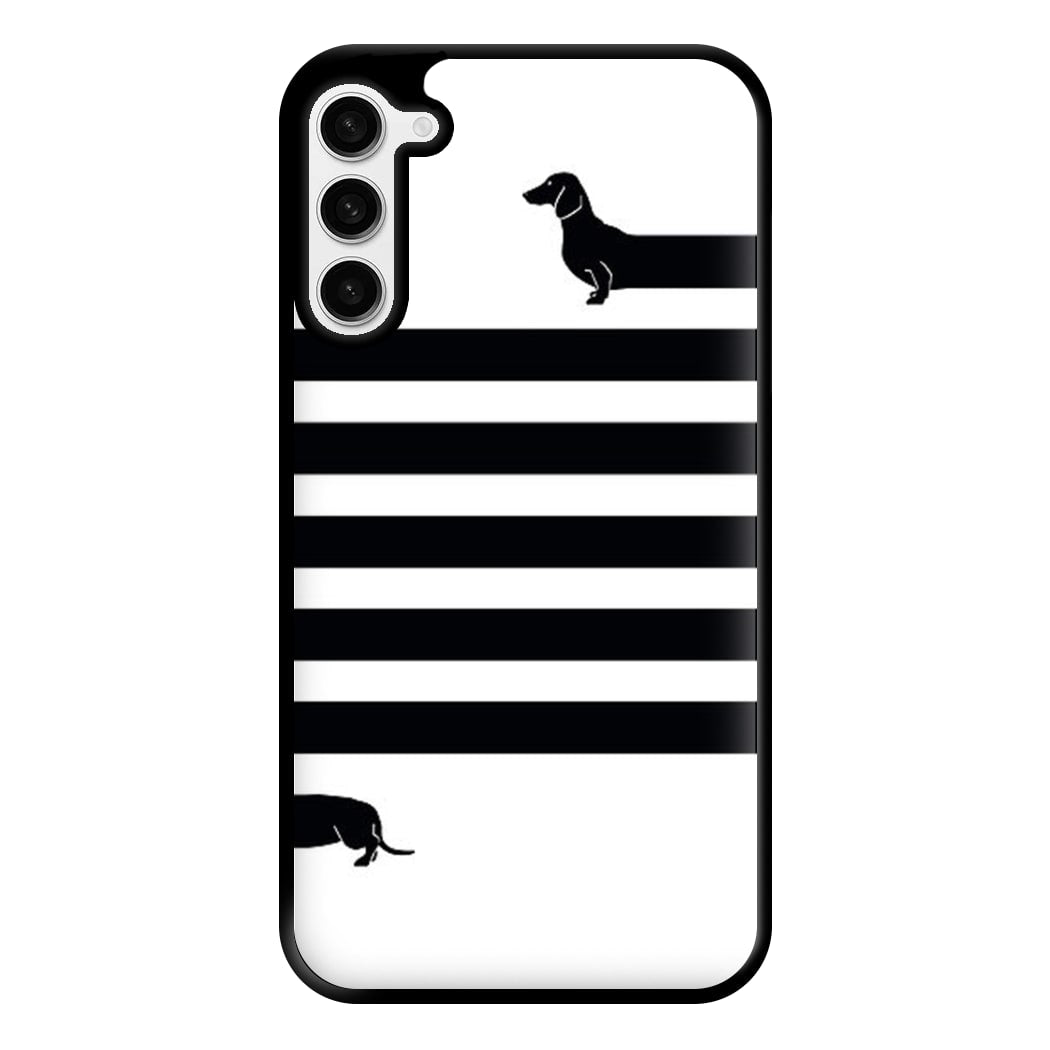 Dachshund Wrapped Phone Case for Galaxy S23 Plus